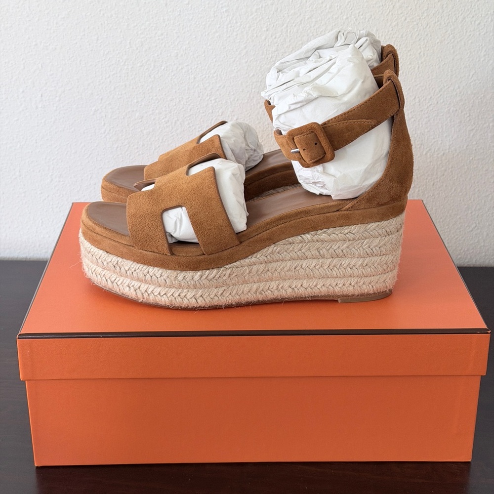 Hermès Zelda Espadrille in Naturel - EU38 - Picture 4 of 8